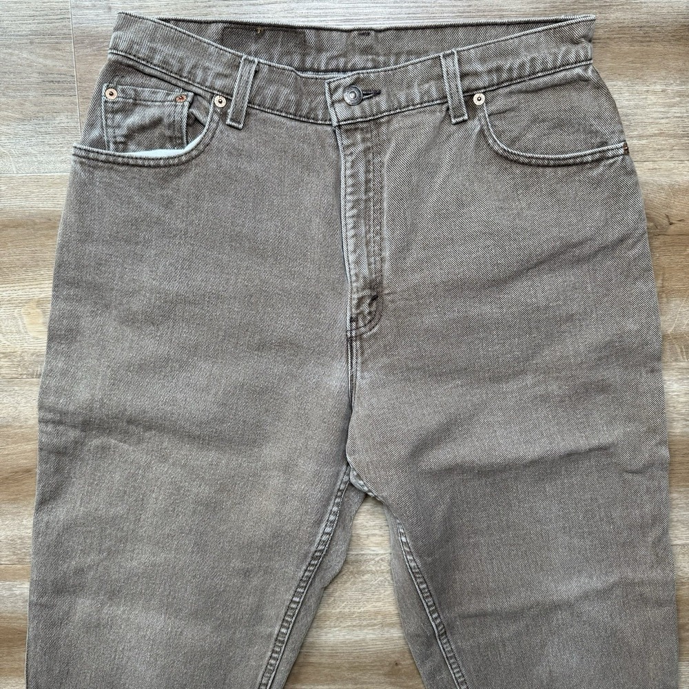 Vintage Levis Jeans‎ Women 14 M Brown Denim Pants Relaxed Fit Taper USA Made 90s